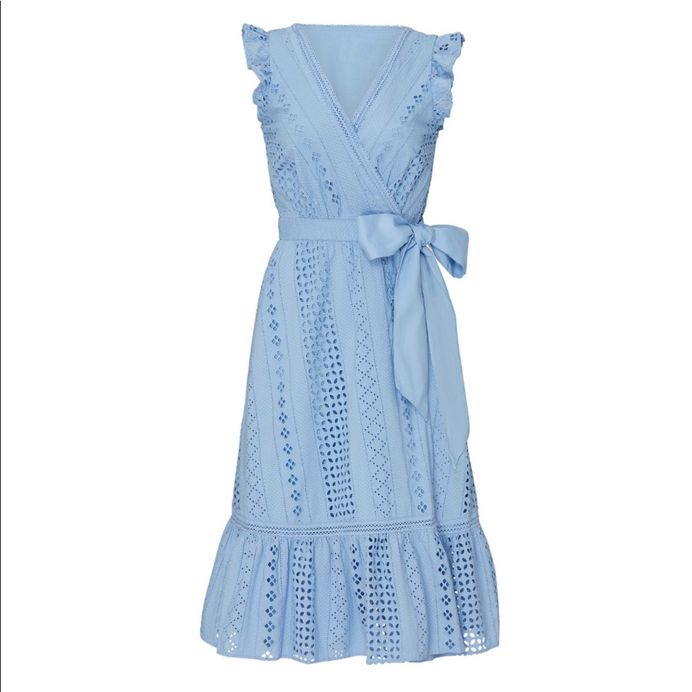 Brand NWT J.Crew Eyelet Wrap Dress
